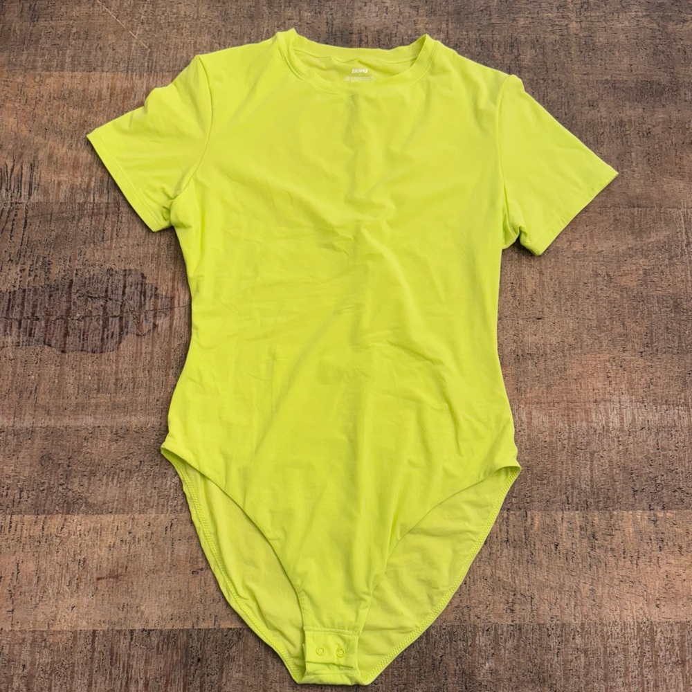 SKIMS Vibrant Lime Bodysuit